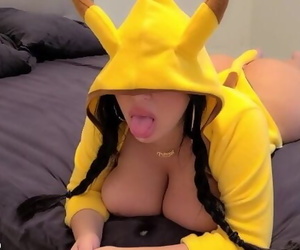 Frantically Hot Huge Pikachu..