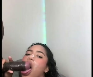she does her finest blowjob..